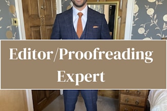 proofread and edit any piece of writing
