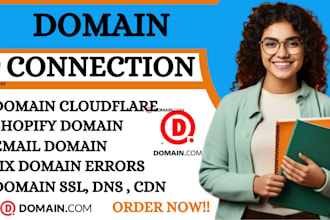 fix domain to any website, transfer or connect domain cloudflare , SSL, dns, CDN