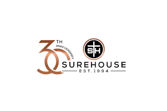 provide a minimalist luxury anniversary logo design in 1 day