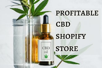 design cbd shopify store cannabis vape cbd dropshipping website