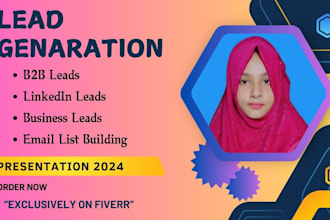 provide expert lead generation and research services