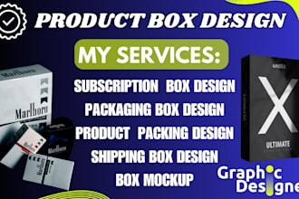 do product box packaging design box mockup box subscription bottle label