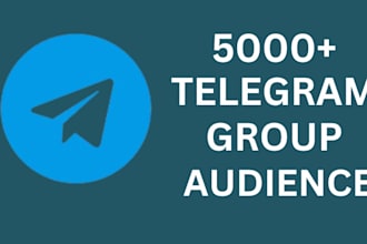 telegram promotion, massive telegram referral link promotion to 5k active users