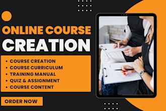 create online course creation online course content online course curriculum