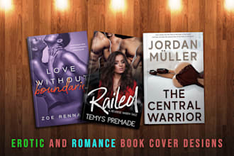 design professional erotic and romance book cover