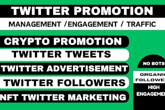 do crypto twitter marketing, x gaming , engagement, organic followers growth