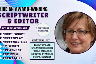 write movie script, feature film, screenplay, film script screenwriting tv pilot