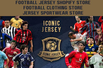 iconic football jersey shopify store wordpress basketball soccer jersey website