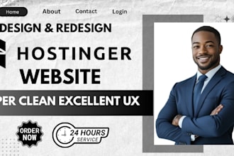 build hostinger website design hostinger website redesign wordpress website