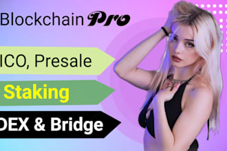 do presale staking bridge dex defi on evm, bsc and solana