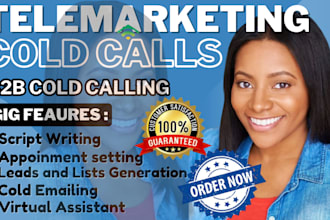 do b2b cold calls virtual assistant telemarketing script writing for businesses