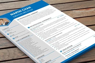 write resume, CV for IT, healthcare, nursing, project management, engineering