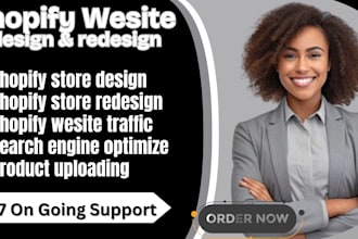redesign shopify website design, shopify store design, shopify website redesign