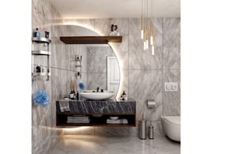 create 3d cgi bathroom design with photo realistic 3d render