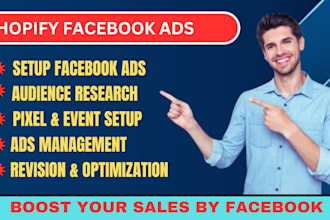 be your creative shopify facebook ads campaign manager