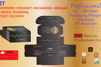 do product packaging design, box design, mailer box, subscription box and 3d