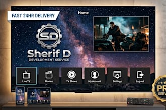 rebrand iptv smarters, xciptv, or ibo player for android and ios