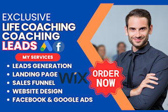 generate life coaching life coaching leads life coach coaching website via ads