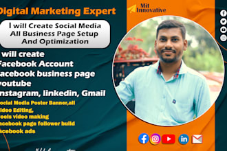 social media digital marketing, video editor expert