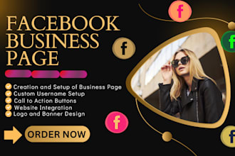 do create and setup facebook business page, instagram page