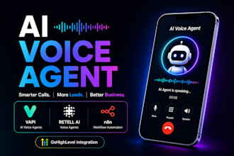 build smart ai voice agent, vapi ai, n8n, retell ai, gohighlevel voice ai agent