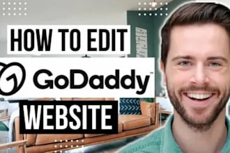 design or redesign your godaddy website