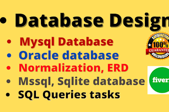 design database, create erd, sql queries assignment, mysql projects
