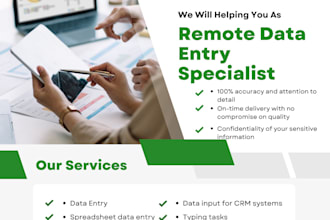 be your remote data entry specialist