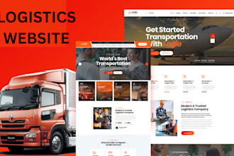 create logistics website, trucking, freight website, dispatch, moving website