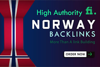 boost norway SEO top google ranking da70 plus norwegian dofollow backlinks