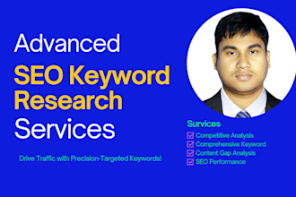do advanced SEO keyword research and competitor analysis