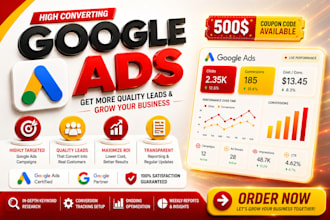setup and optimize google ads campaign for you