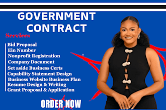 write winning bid proposal, rfq, rfi, grant, sponsorship, government contract
