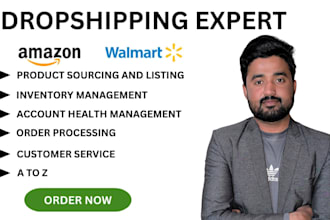 be your walmart to amazon dropshipping fbm store managment