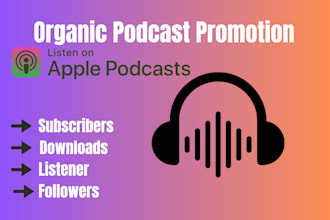 extensive downloads and podcast promotion