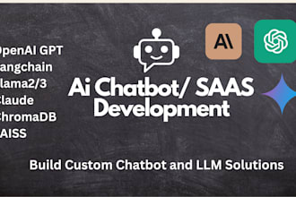 create ai chatbot saas using chatgpt llms