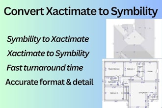 do xactimate and symbility conversion with accurate damage estimate