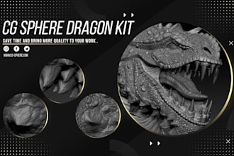 realistic dragons in 3d