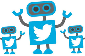 rank twitter post,trending followers,crypto marketing,chat bot,writing tweets