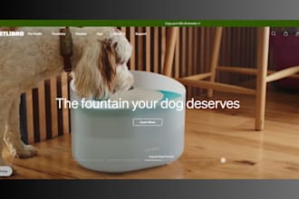 design stunning automatic dog feeder website automatic dog feeder wix store