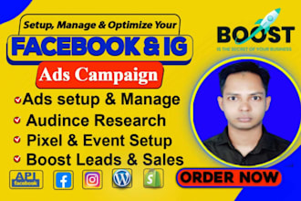 do facebook and instagram ads campaign for leads and sales