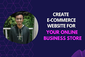 create ecommerce website for your online business store