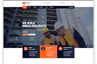 build construction, contractor, architecture, and home remodeling website