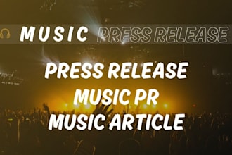 write music press release submit album PR release UK release artist bio