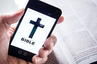 build an ai based bible or christian app