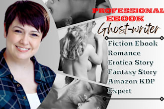 ghostwrite fiction ebook, romance, erotica, fantansy, thriller story