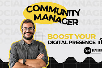 be your social media marketing manager