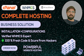 do reseller hosting business with whmcs setup