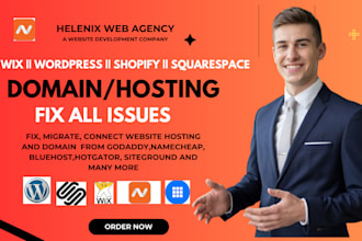 connect domain fix wordpress hosting fix godaddy hosting namecheap fix bluehost