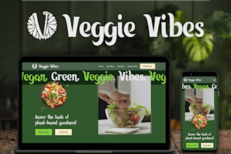 create premium food restaurant website for you